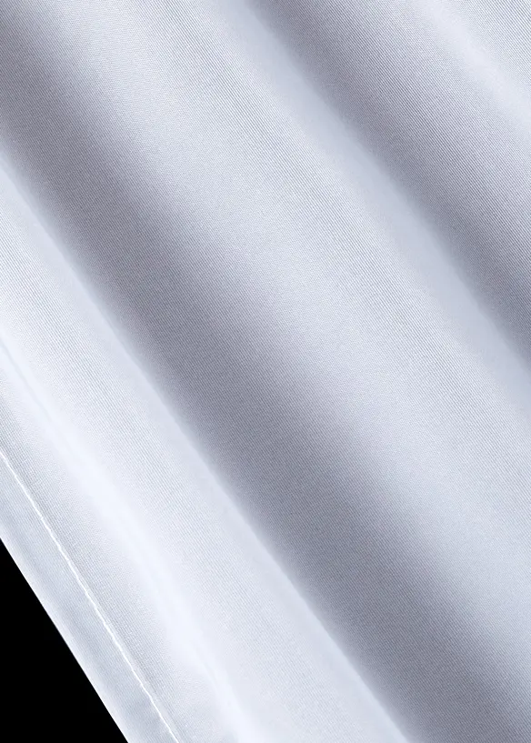 Transparente Gardine aus feinem Voile, auch in extra lang (2er Pack) in grau (Detailaufnahme) - bonprix