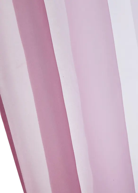 Transparente Gardine aus feinem Voile, auch in extra lang (2er Pack) in lila (Detailaufnahme) - bonprix