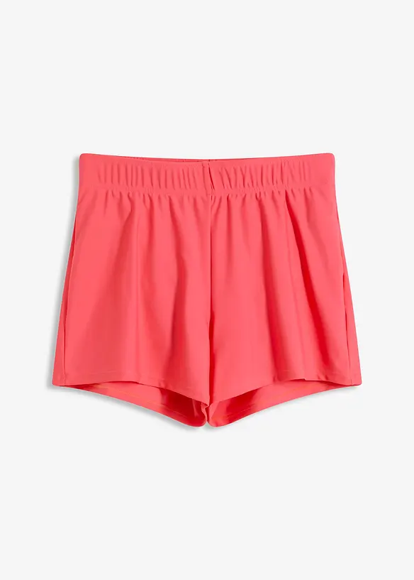 Badeshorts mit Innenslip in pink von vorne - bonprix