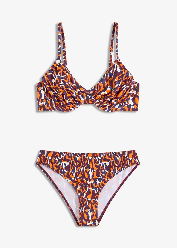 Bügel-Bikini (2-tlg.Set) in lila von vorne - bonprix