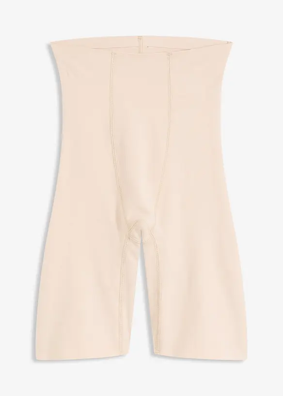 Unsichtbare Light Shape-Radlerhose aus Baumwolle in beige von vorne - bonprix