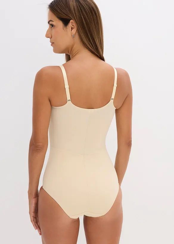 Strong Shape Body ohne Bügel in beige von hinten (Totalaufnahme) - bonprix