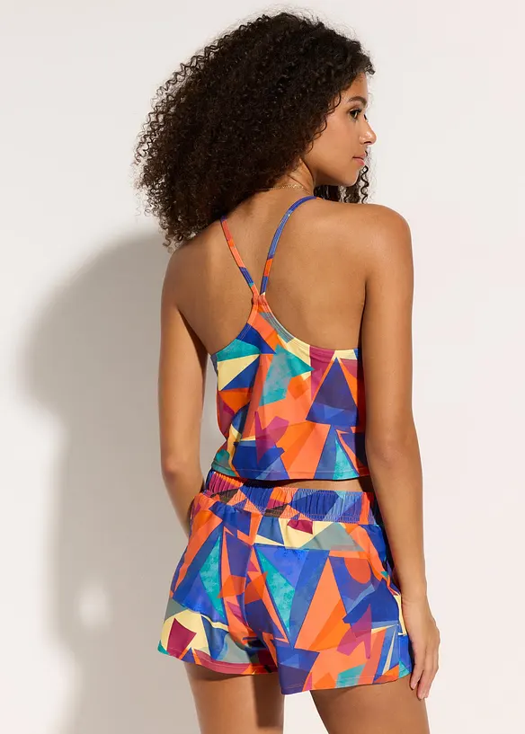 Tankini (2-tlg.Set) mit Shorts in bunt von hinten (Totalaufnahme) - bonprix