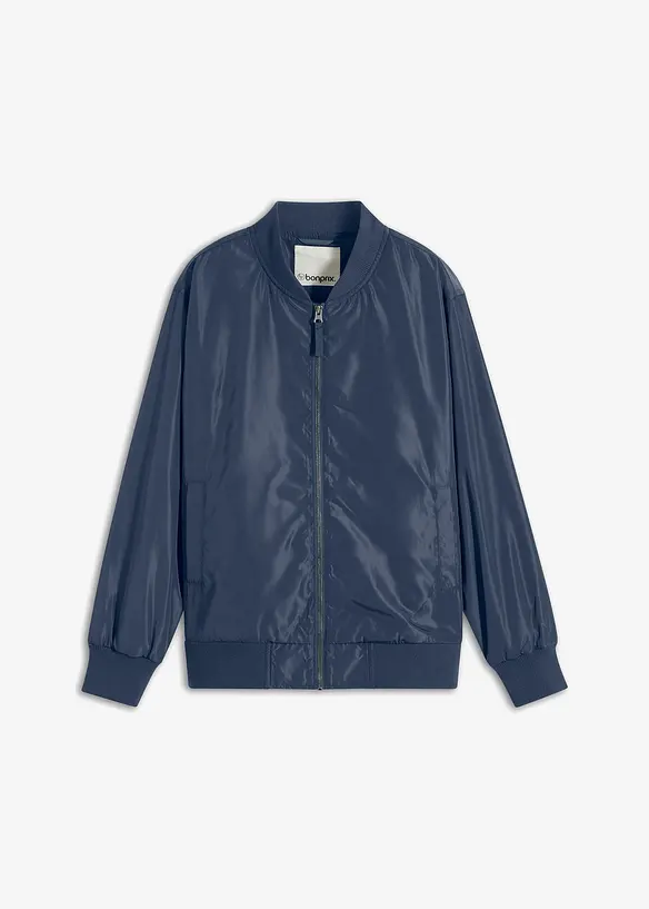 Blouson in blau von vorne - bonprix