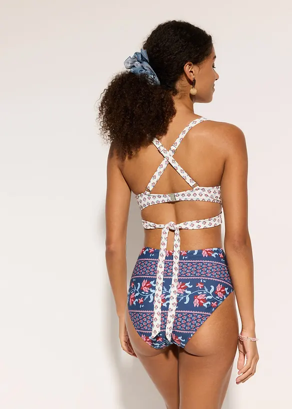 Bikini (2-tlg.Set) in blau von hinten (Totalaufnahme) - bonprix
