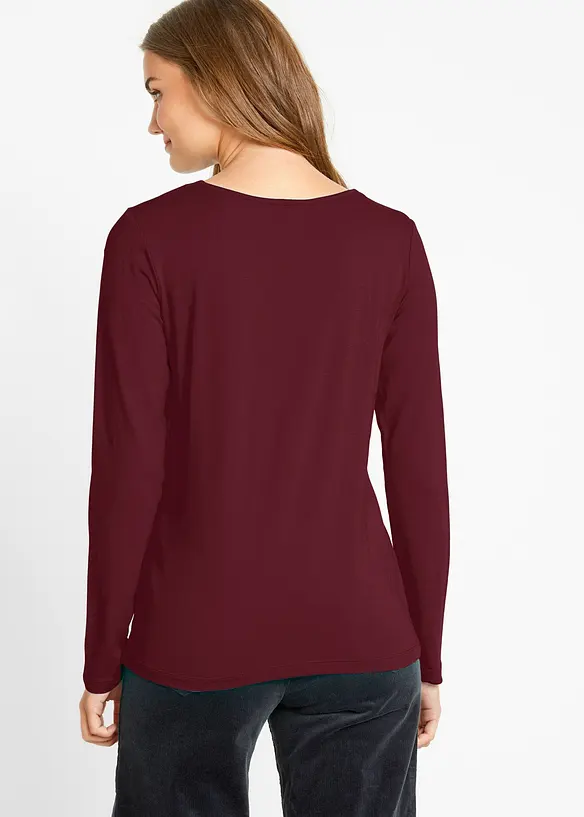 Langarmshirt (2er Pack) in grau von hinten (im Anschnitt) - bonprix Langarmshirt (2er Pack) in grau von hinten (im Anschnitt) - bonprix
