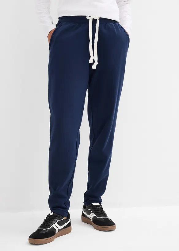 Sweathose mit Bequembund in blau von vorne - bonprix Sweathose mit Bequembund in blau von vorne - bonprix