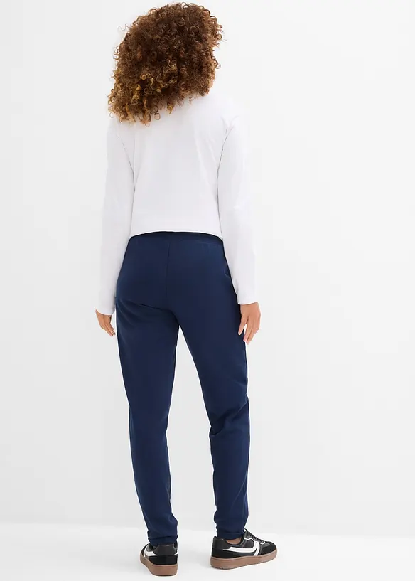 Sweathose mit Bequembund in blau von hinten - bonprix Sweathose mit Bequembund in blau von hinten - bonprix