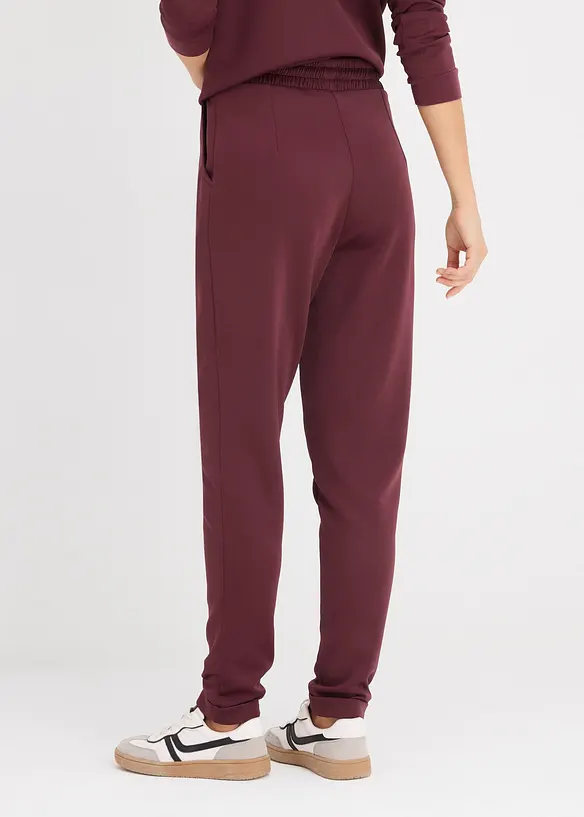 Chinohose aus Scuba in rot von hinten - bonprix