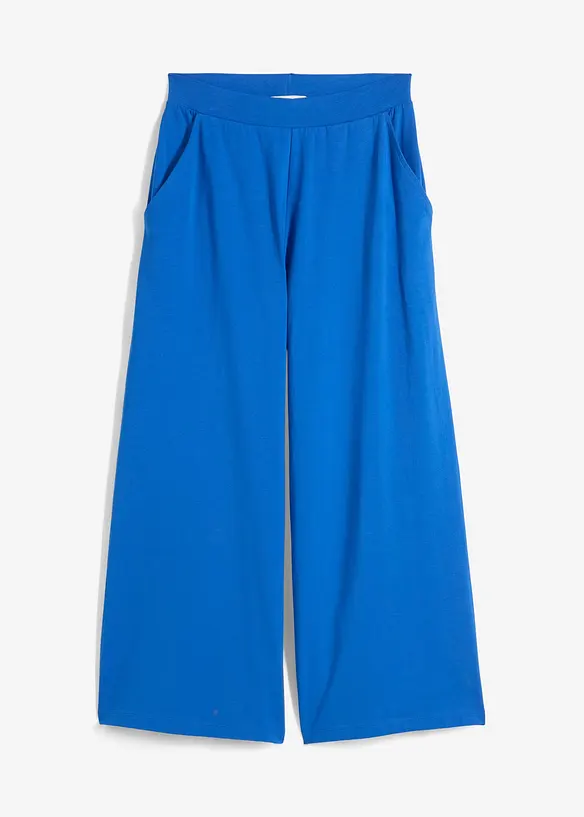 7/8-Hose aus Bio-Baumwolle mit Stretch in blau von vorne - bonprix 7/8-Hose aus Bio-Baumwolle mit Stretch in blau von vorne - bonprix
