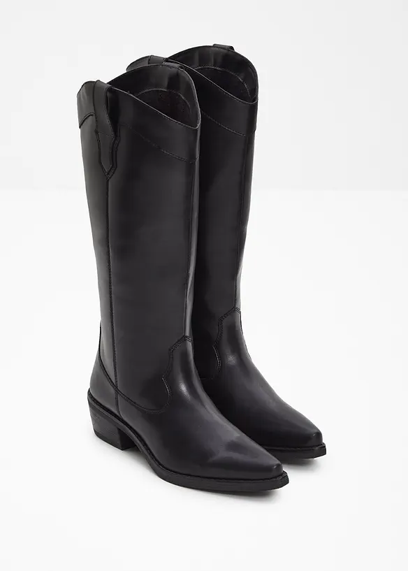 Cowboy Stiefel in schwarz - bonprix