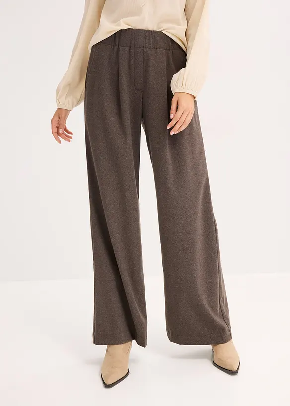 Schlupfhose mit Komfortbund in braun von vorne - bonprix Schlupfhose mit Komfortbund in braun von vorne - bonprix