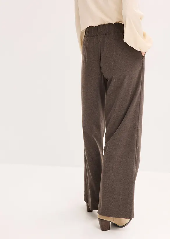 Schlupfhose mit Komfortbund in braun von hinten - bonprix Schlupfhose mit Komfortbund in braun von hinten - bonprix