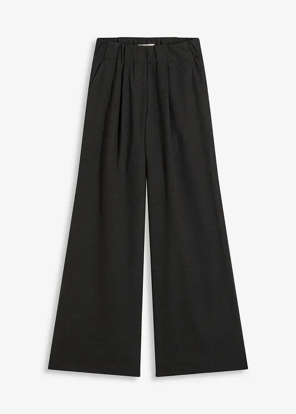 Schlupfhose mit Komfortbund in grau von vorne - bonprix Schlupfhose mit Komfortbund in grau von vorne - bonprix