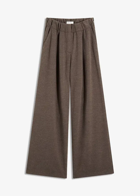 Schlupfhose mit Komfortbund in braun von vorne - bonprix Schlupfhose mit Komfortbund in braun von vorne - bonprix