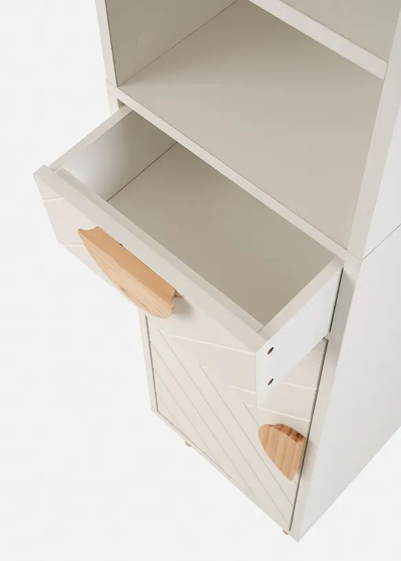 Badezimmer Hochschrank in weiß (Detailaufnahme) - bonprix