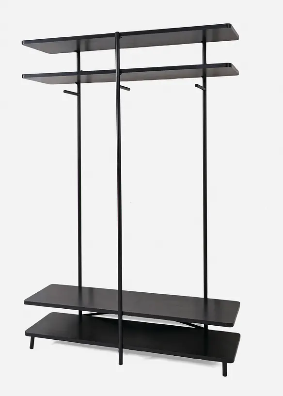 Garderobe in schwarz von vorne - bonprix