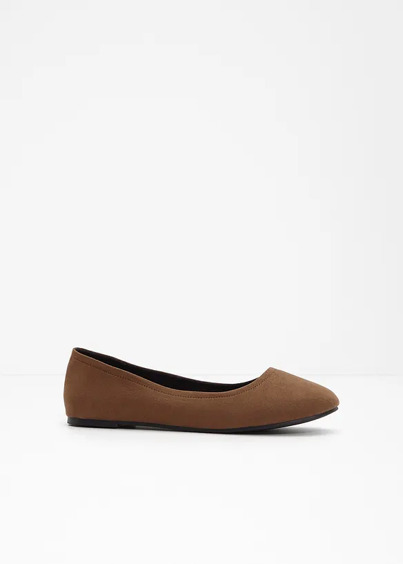 Ballerinas in braun - bonprix