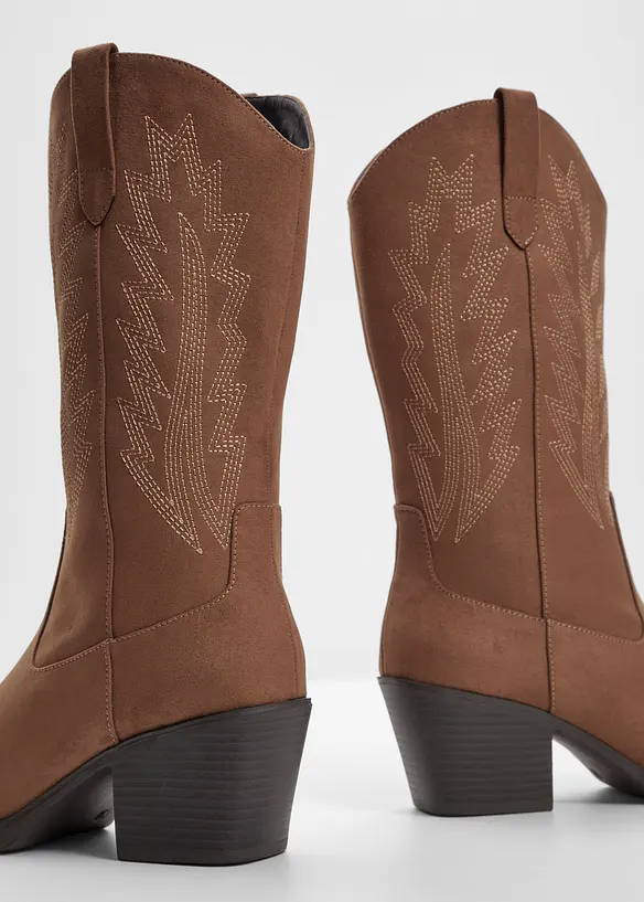 Cowboy Stiefel in braun - bonprix