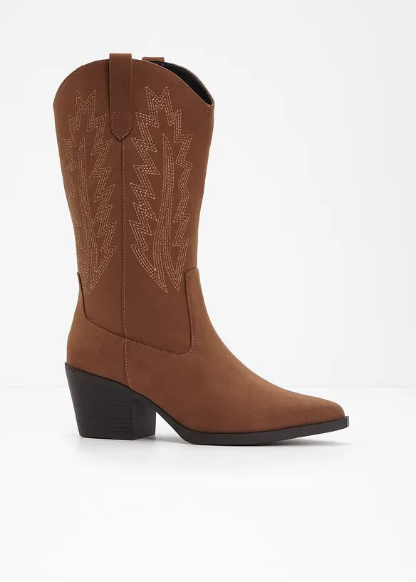 Cowboy Stiefel in braun - bonprix