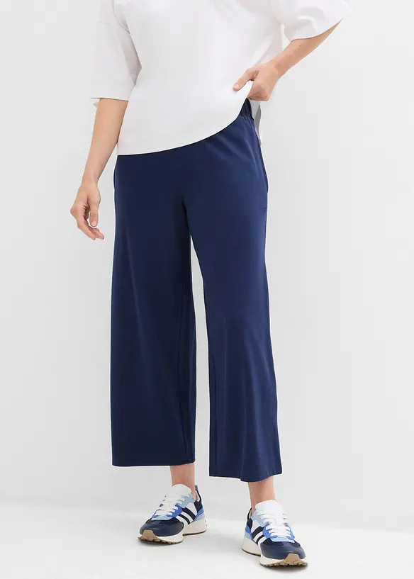Culotte aus reiner Bio-Baumwolle in blau von vorne - bonprix Culotte aus reiner Bio-Baumwolle in blau von vorne - bonprix