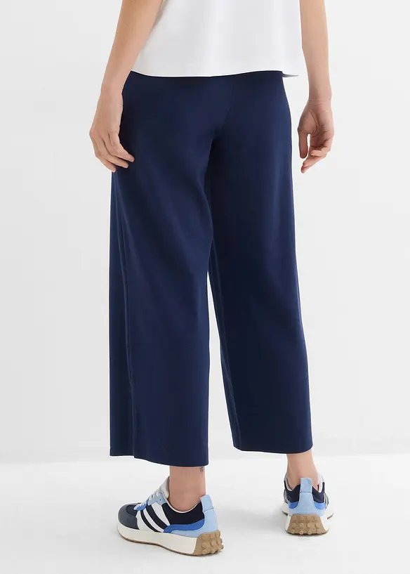 Culotte aus reiner Bio-Baumwolle in blau von hinten - bonprix Culotte aus reiner Bio-Baumwolle in blau von hinten - bonprix