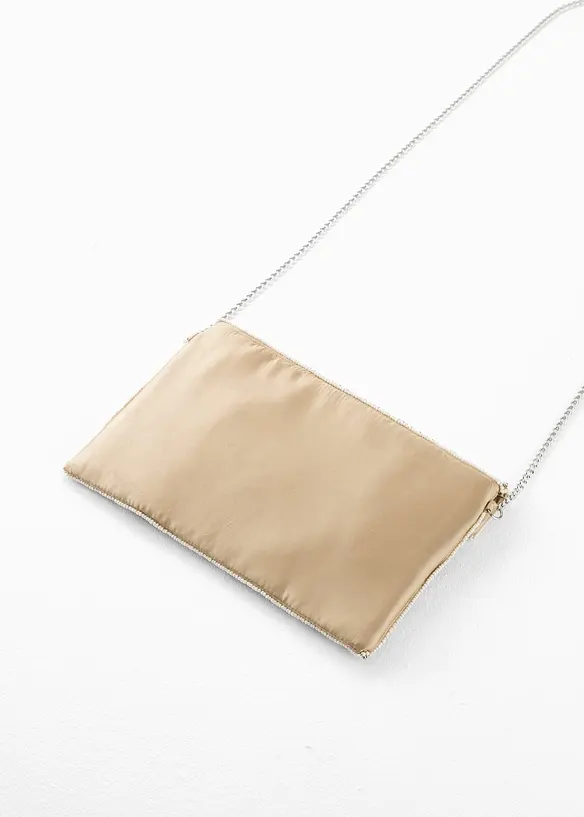 Clutch in beige von hinten - bonprix