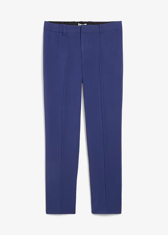 Baukasten Stretch-Anzughose, Regular Fit in blau von vorne - bonprix
