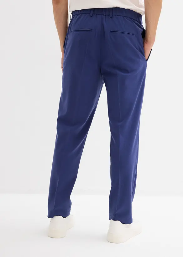 Baukasten Stretch-Anzughose, Regular Fit in blau von hinten - bonprix