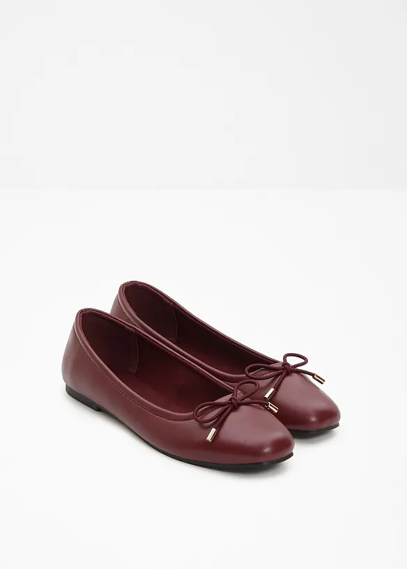 Ballerinas mit Schleife in rot - bonprix Ballerinas mit Schleife in rot - bonprix