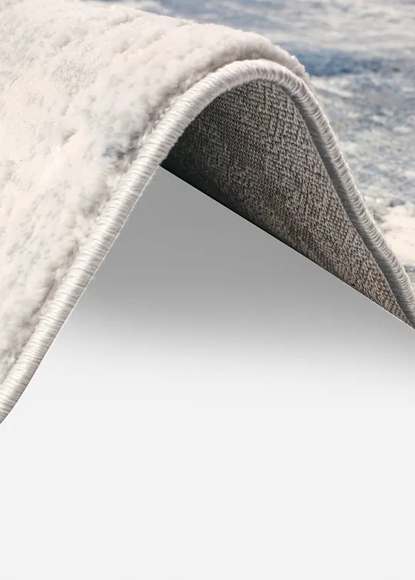 Teppich mit moderner Musterung in blau (Detailaufnahme) - bonprix