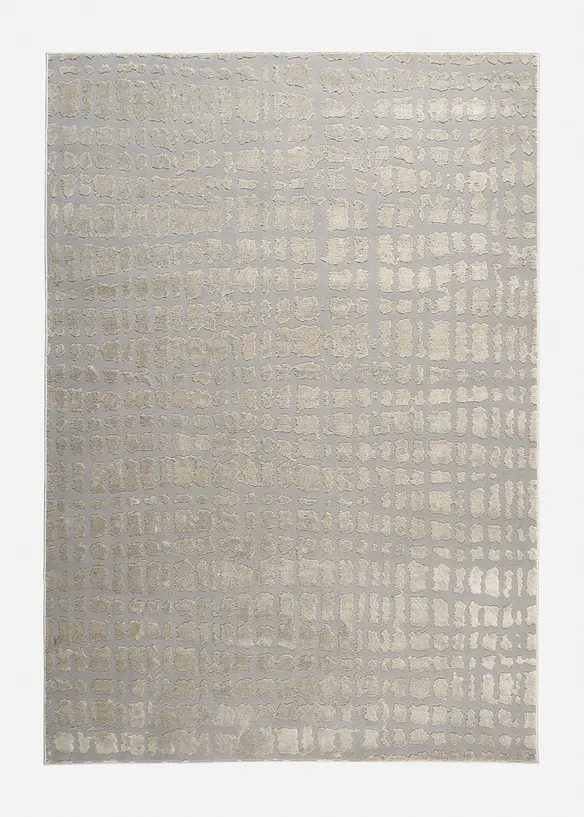 Teppich mit moderner Musterung in beige von vorne - bonprix