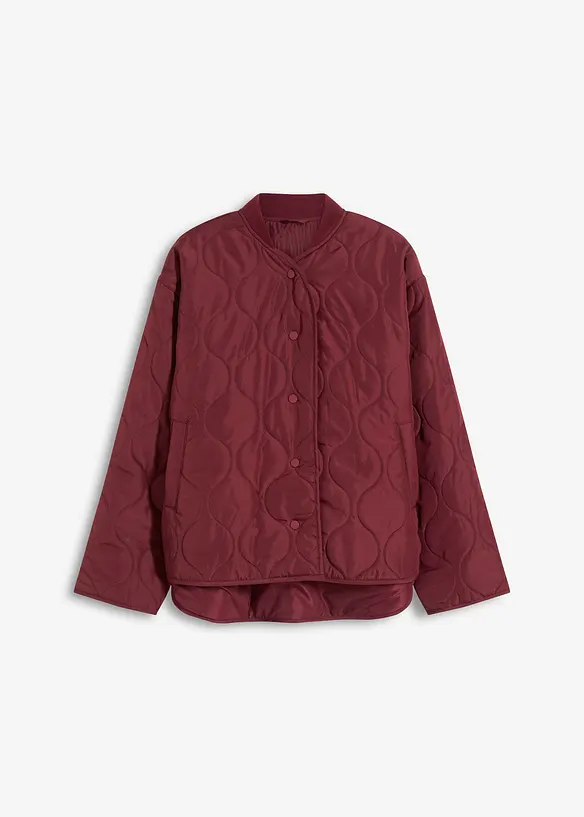 Ultraleichte Steppjacke, Oversized in rot von vorne - bonprix