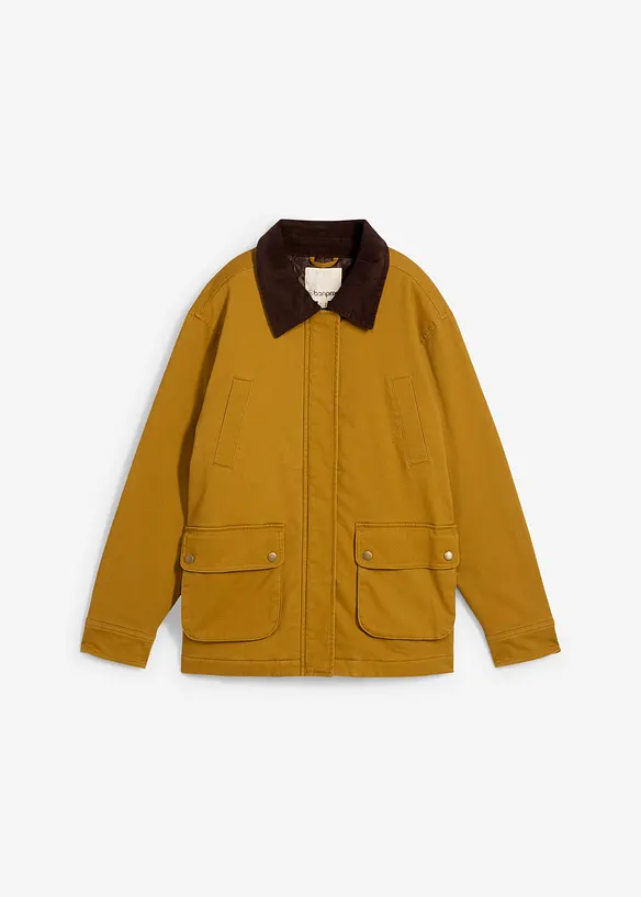 Oversize-Parka in braun von vorne - bonprix