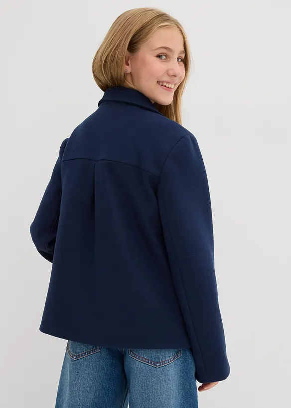 Cabanjacke in blau von hinten (im Anschnitt) - bonprix