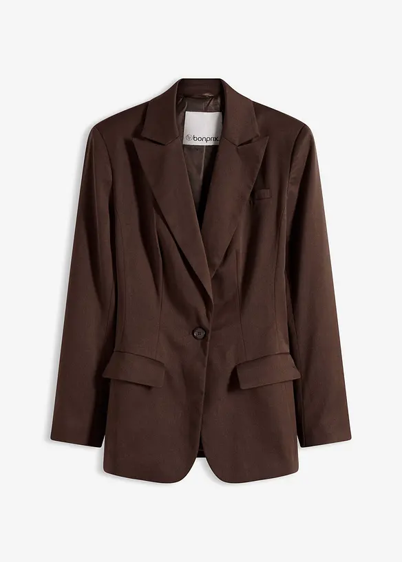 Blazer in braun von vorne - bonprix