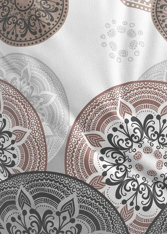 Biber-Bettwäsche in grau (Detailaufnahme) - bonprix