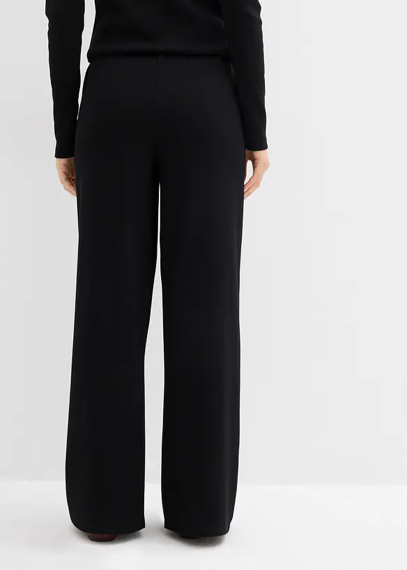 Ripp-Hose aus Bio-Baumwoll-Mix in schwarz von hinten - bonprix Ripp-Hose aus Bio-Baumwoll-Mix in schwarz von hinten - bonprix