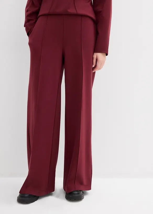 Hose aus Viskose-Mix in rot von vorne - bonprix