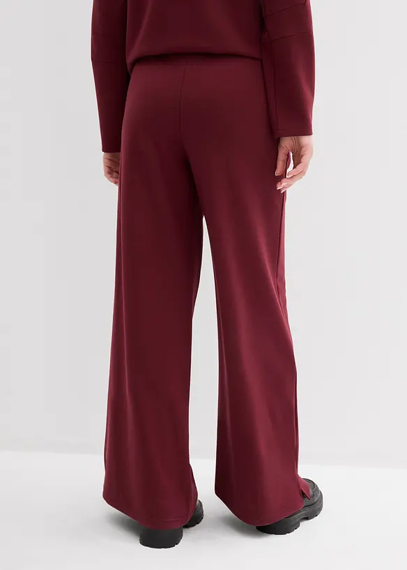 Hose aus Viskose-Mix in rot von hinten - bonprix