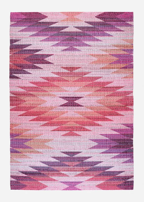 Teppich mit besonderer Musterung in bunt von vorne - bonprix
