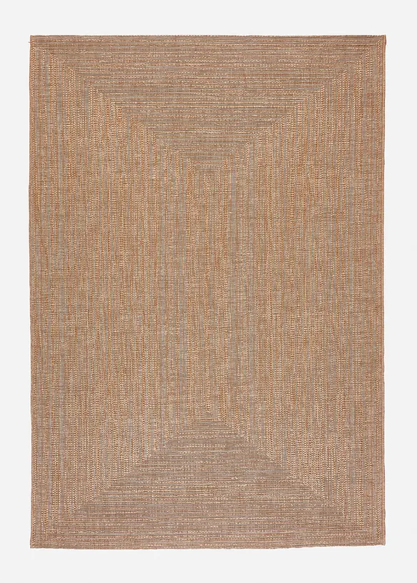 In- und Outdoor Teppich in Naturtönen in beige von vorne - bonprix