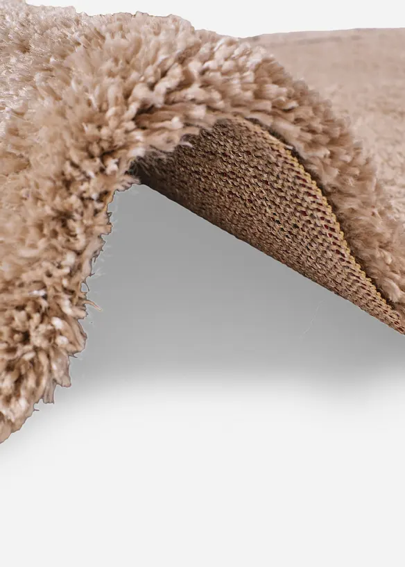 Hochflor Teppich mit moderner Musterung in beige (Detailaufnahme) - bonprix