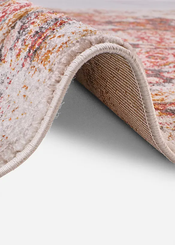 Teppich mit orientalischer Musterung in braun (Detailaufnahme) - bonprix