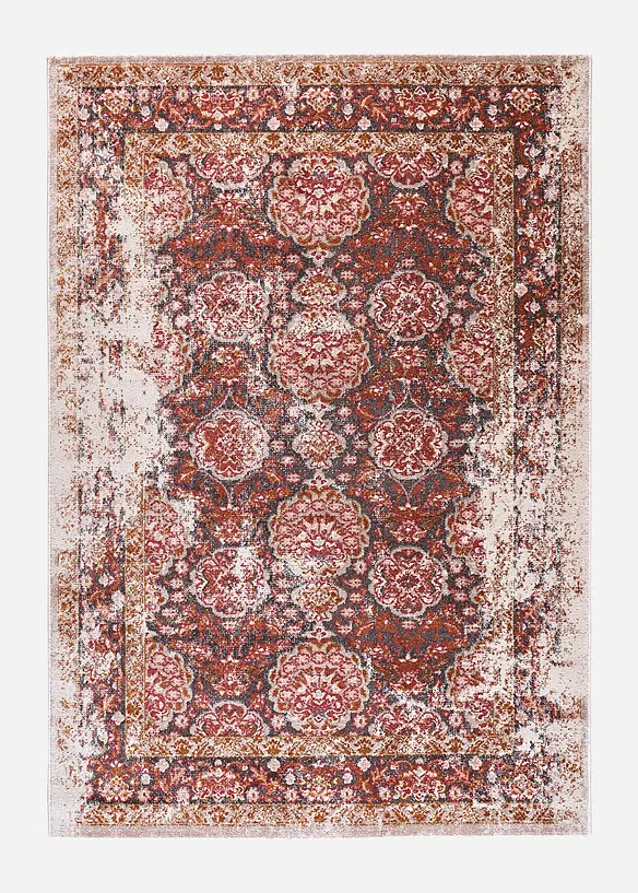 Teppich mit orientalischer Musterung in braun von vorne - bonprix