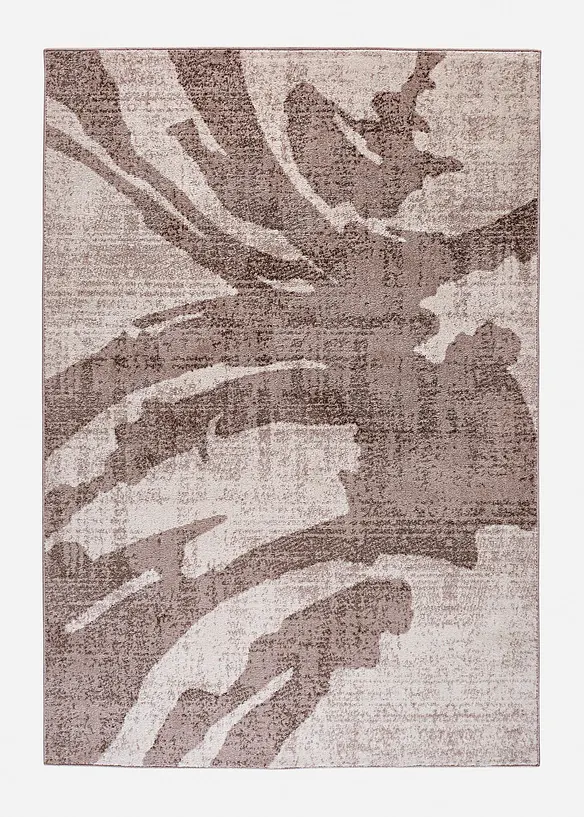 Teppich mit moderner Musterung in beige von vorne - bonprix