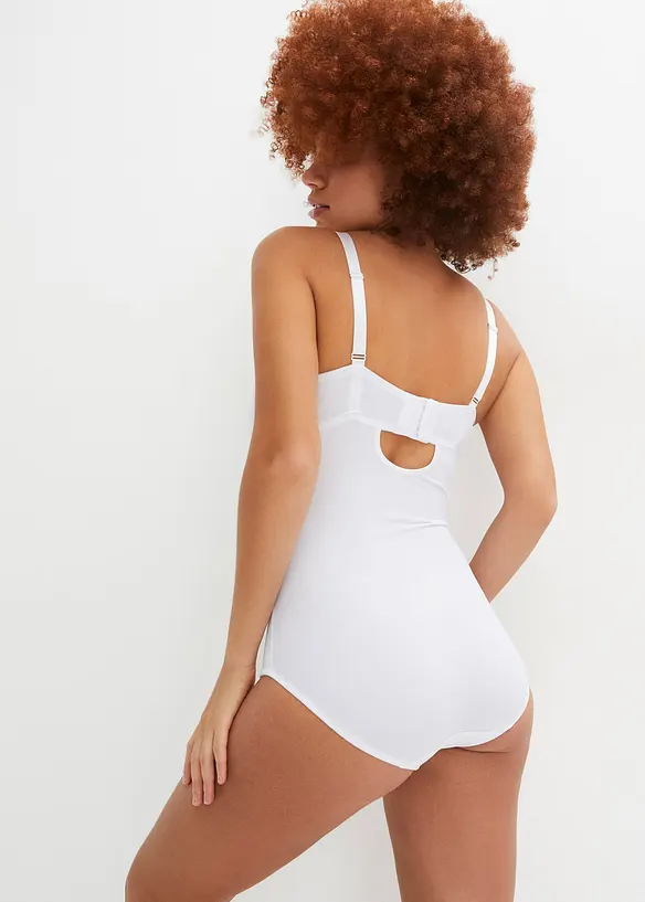 Medium Shape Body mit Bügel in weiß von hinten (Totalaufnahme) - bonprix