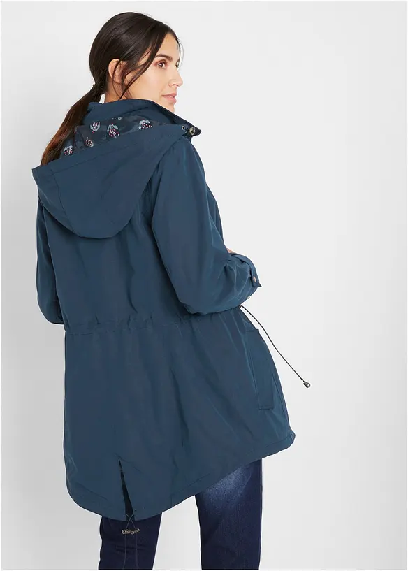 Parka in blau von hinten (im Anschnitt) - bonprix