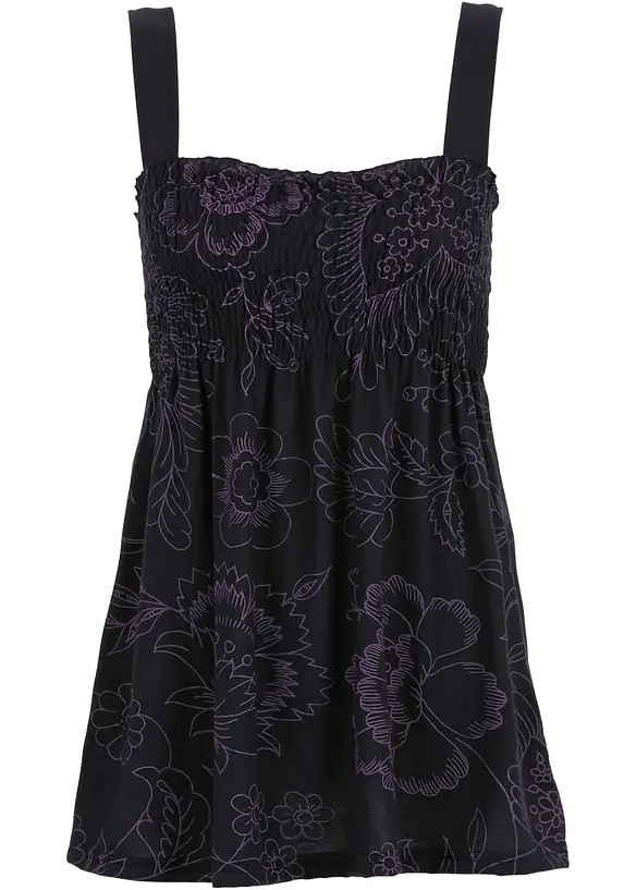 Tunikatop aus Viskose-Mix in schwarz - bonprix Tunikatop aus Viskose-Mix in schwarz - bonprix