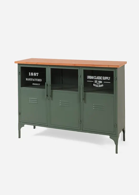 Sideboard in grün von vorne - bonprix